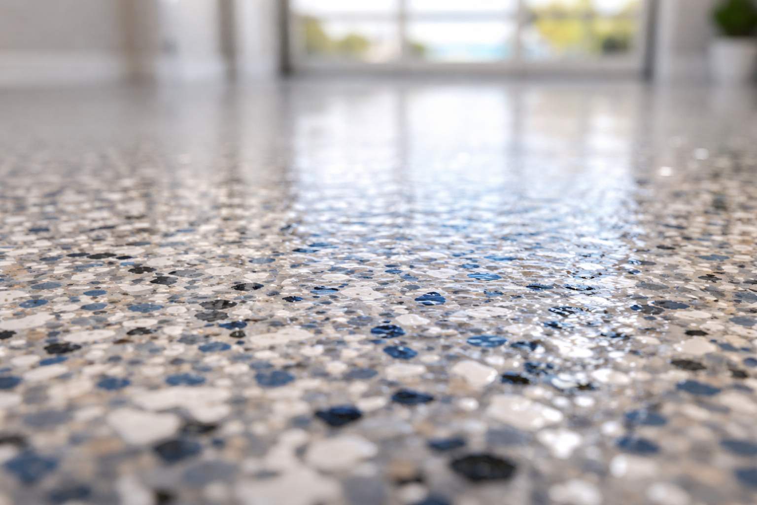 Professional epoxy flooring installation in Newport Beach, CA